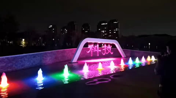 太原數字水幕工程施工
